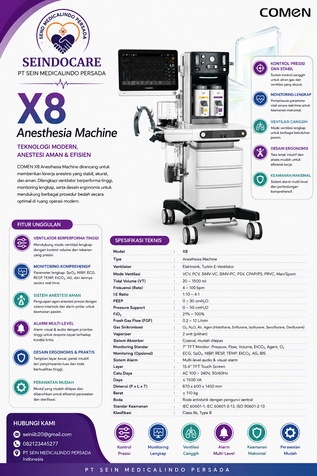 Anesthesia Machine X8